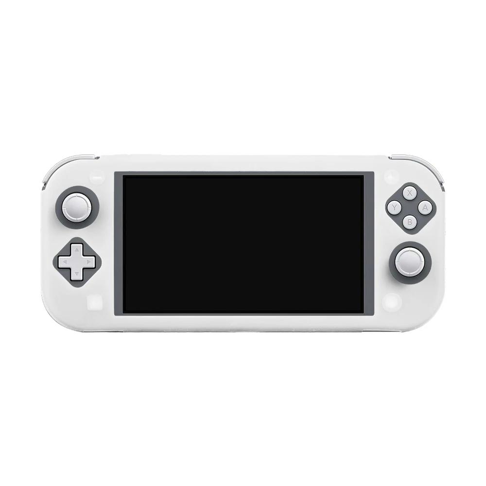 Силиконовый чехол для Nintendo Switch Lite Нескользящая накладка Чехол-полупак ТПУ Мягкая резина Однотонный Защитный корпус для SwitchLite
