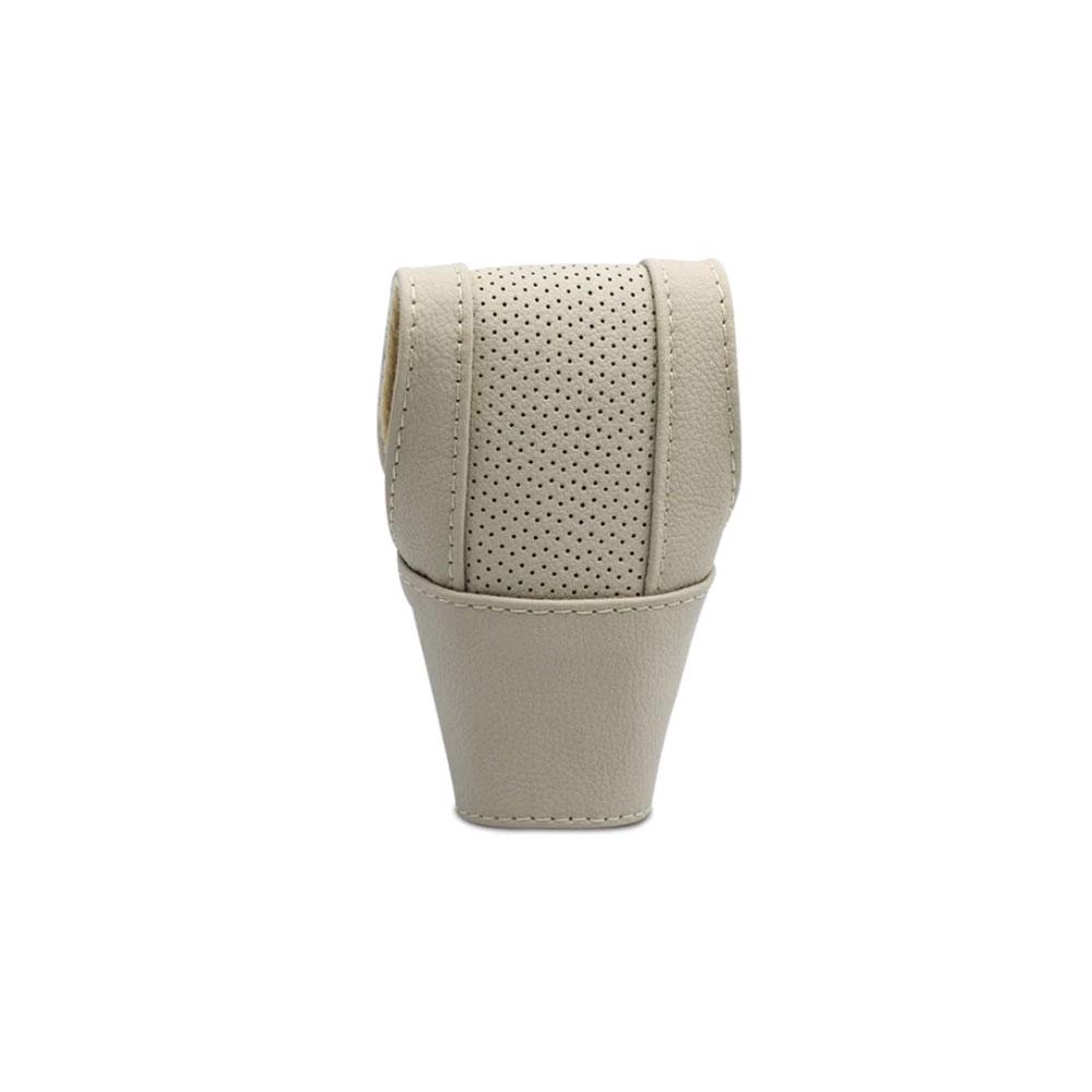 1pc Car Gear Shift Decoration Cover Leather Shift Lever Cover Car Gearbox Shifter Knob Protector Car Interior Accessories