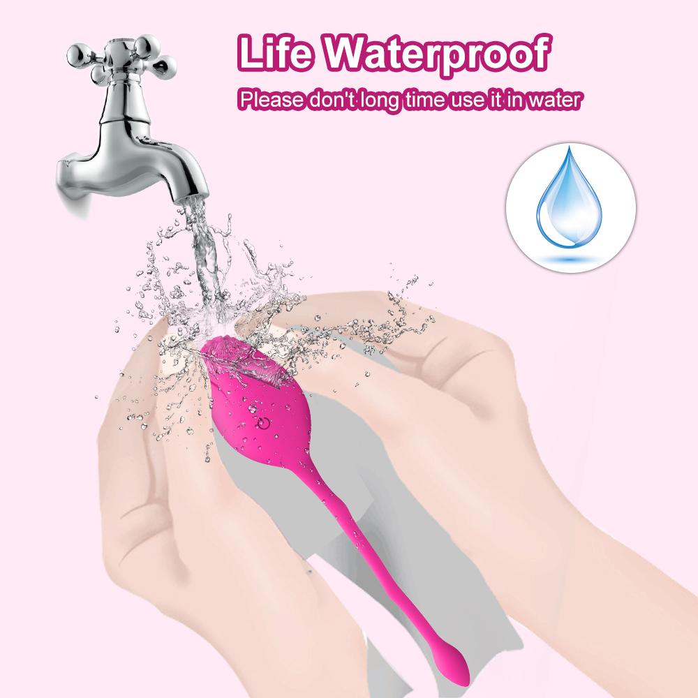Female Vibrating Egg Powerful Rose Vibrator Clitoral Stimulator Vagina Kegel Ball Wireless Remote Control Sex Toy