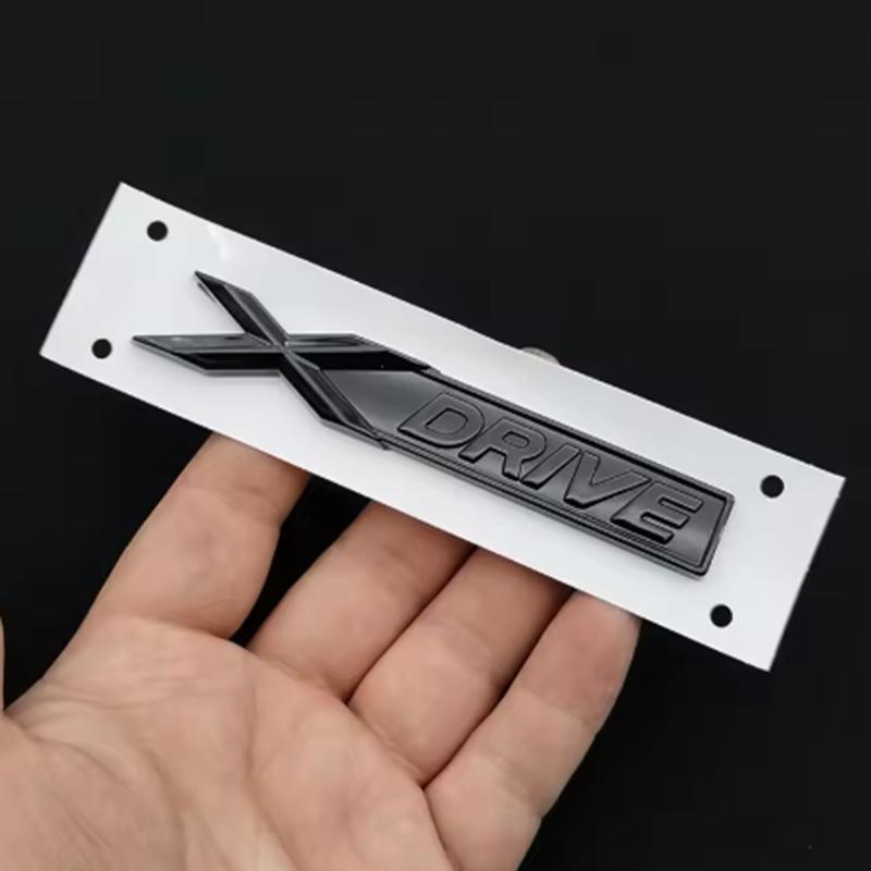 TCPI3 3D ABS XDrive Logo X Drive Emblem Car Rear Trunk Badge Fender Side Sticker For BMW Xdrive 320d 320i 530d 525d X3 X5 Accessories
