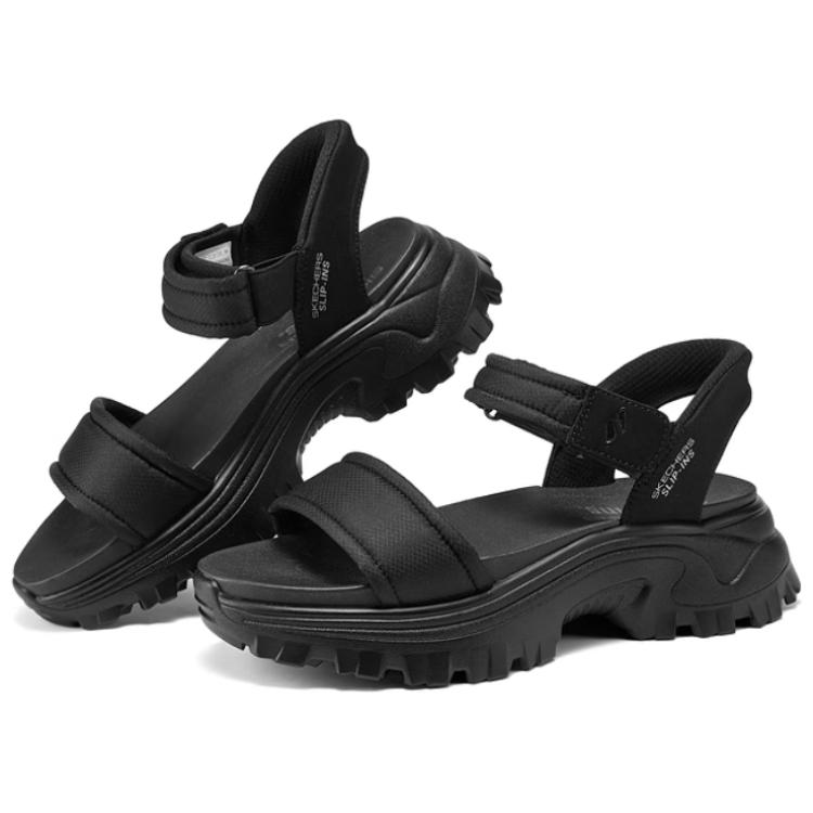 Skechers Повседневные сандалии Удобные Универсальные Пляжные сандалии Женские сандалии Черные 119872-BBK