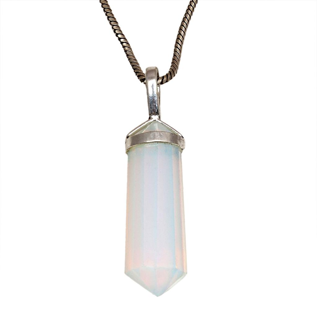 Подвеска из серебра унисекс с драгоценным камнем Milkey Fire Opal ручной работы для женщин 1,5