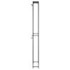 95 Bottle Wine Rack Black 54 x 18 x 200 cm Wrought Iron