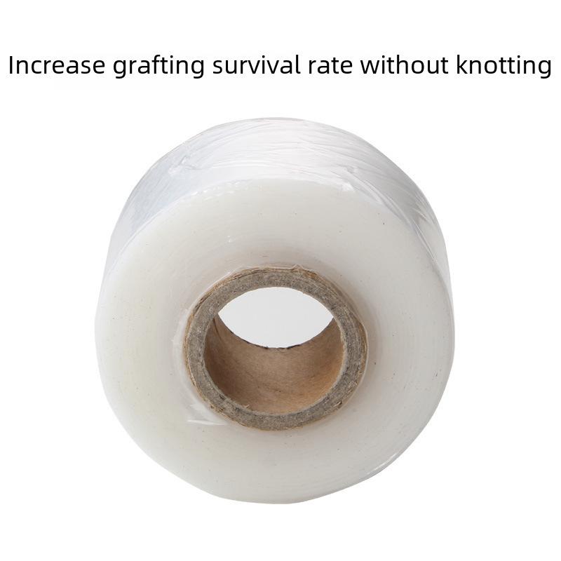 Прививочная пленка для саженцев плодовых деревьев не нужна. Доступна дополнительная белая пленка для обертывания прививок толщиной 3 см или зеленая пленка толщиной 2 см.