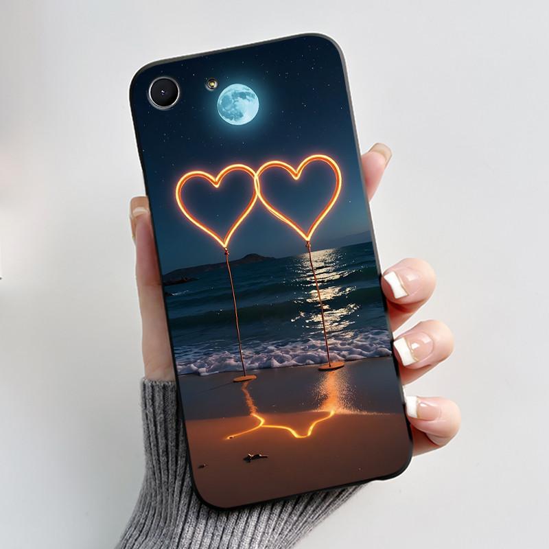 Case For sony Xperia XZ4 Compact Black Silicone Soft Case sony Xperia Ace 2019 Luxury Cute Love Rabbit Funny Cartoon Back Cover