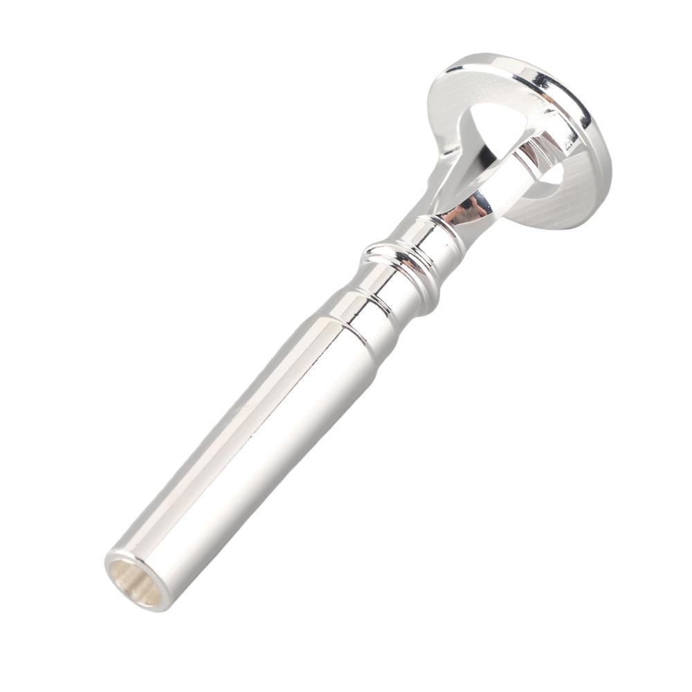 Silver Embouchure Trainer Brass Trumpet Mouthpieces Durable Mouthpiece Trainer  For Brass Players