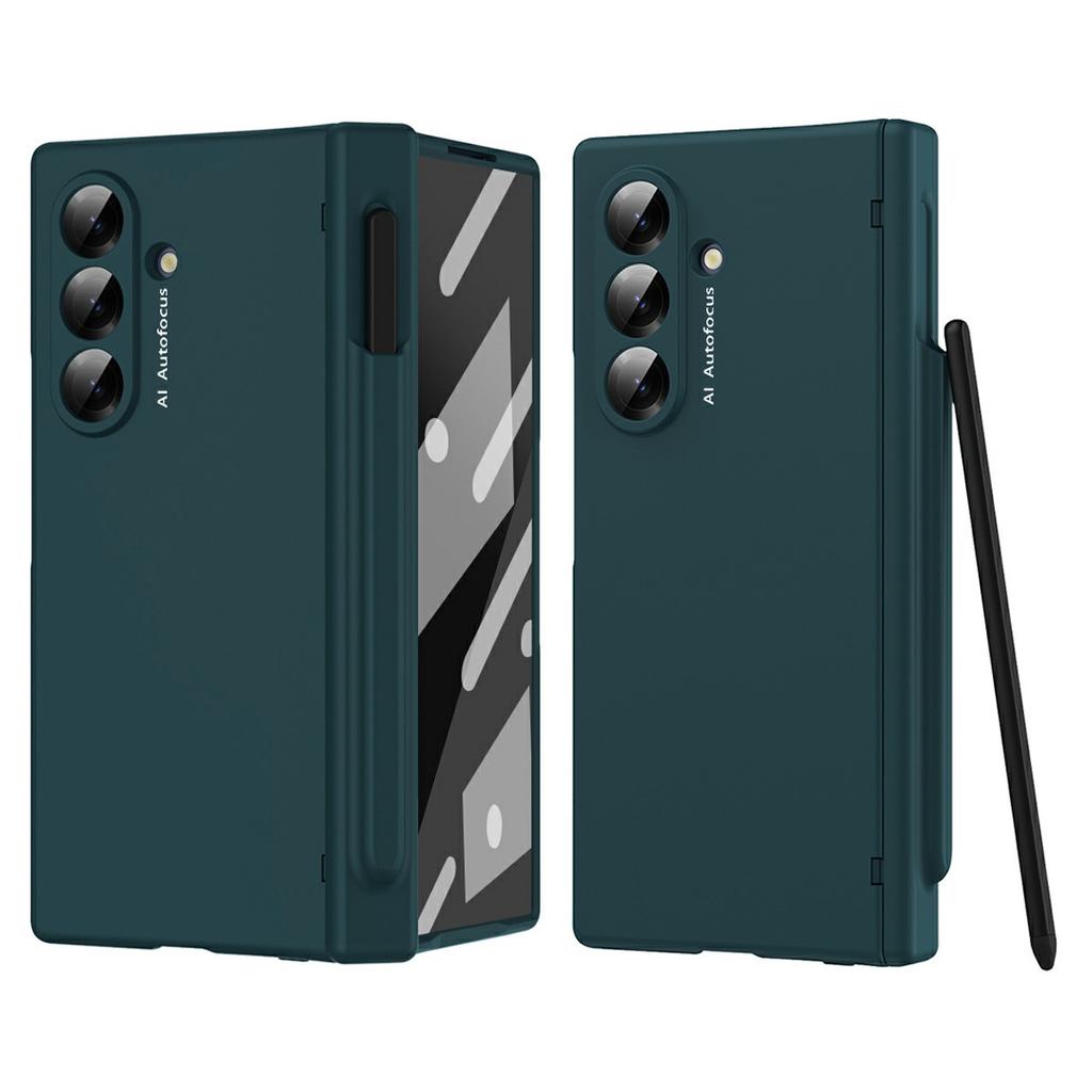 For Samsung Galaxy Z Fold7 5G Case Hinge Protection PC Phone Cover with Stylus/Stylus Slot