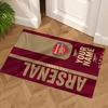 Arsenal F.c. Customize Your Name Floor Mat Design for Game Room Playrooms Dormitory Outdoor Anti-slip Rug Anime Office Decor Best for Christmas