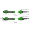 4 Pcs Rr Drive Shaft Steel Driveshaft CVD Replacement for   Slash Rustler Hoss   VXL 4X4 1/10 Remote control Car