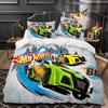 3D Печатный Монстр-Трак Hot Wheel Пододеяльник Наволочка Комплект Постельного Белья Размер Twin Full Queen King для Декора Спальни Подарок