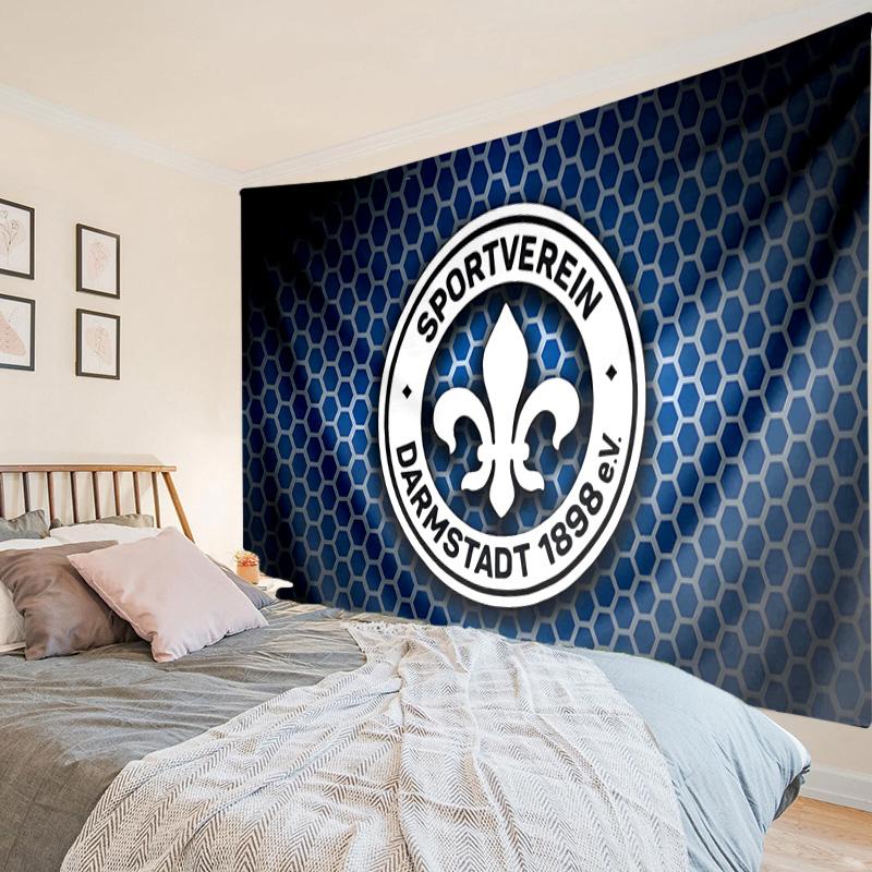 Sport Darmstadt  Tapestry, Unique Design Tapestry, Wall Decor for Bedroom,Livingroom, Playroom,Heartwarming Fan Holiday Gifts