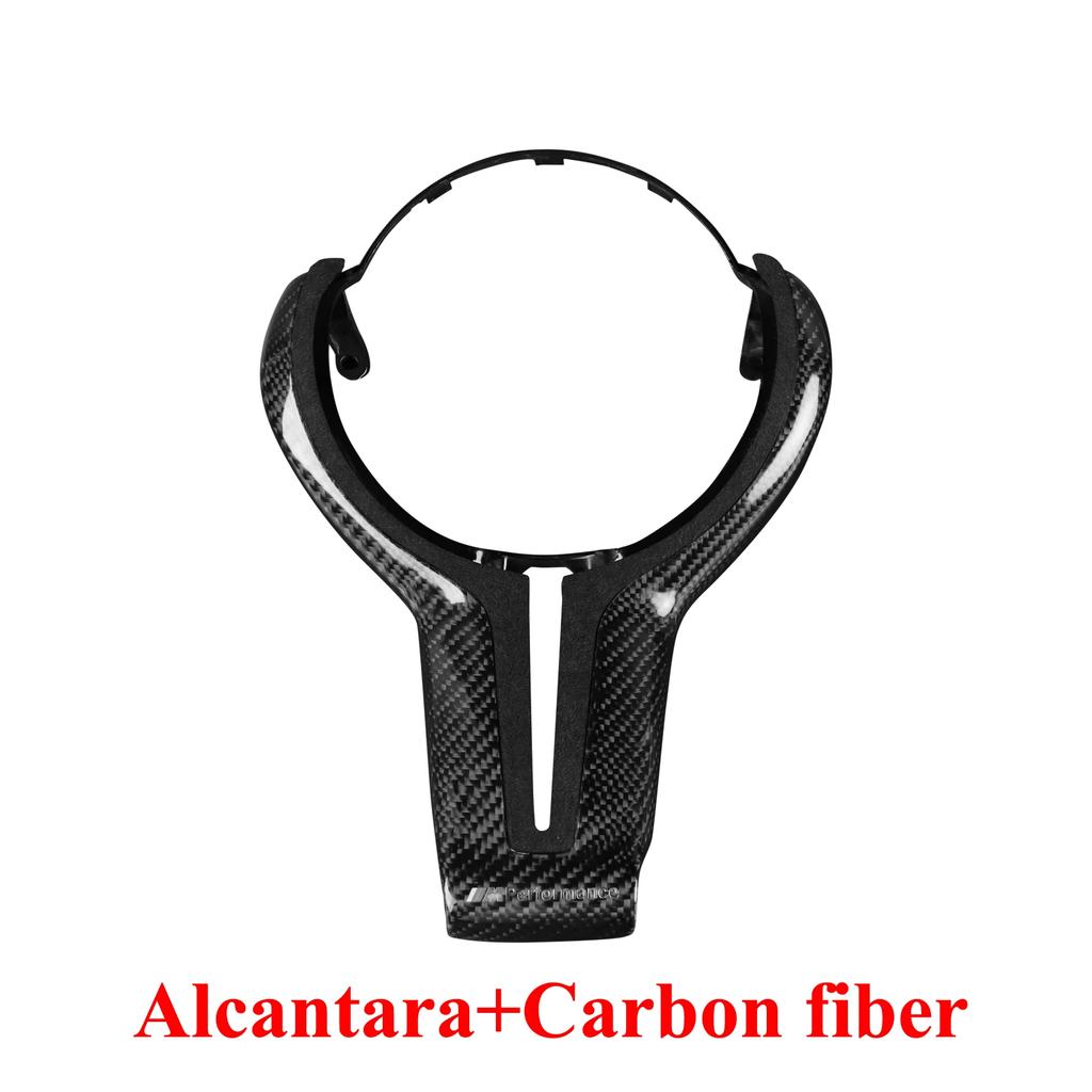 M Power Steering Wheel Covers Car Carbon Fiber M Sport Steering Wheel Trim for BMW M2 F87 M3 F80 M4 F82 M5 F10 M6 F06