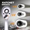 1/4 3/8 1/2 Torque Ratchet Wrench Snap Socket Professional Drive Click Type Ratcheting 24 Teeth