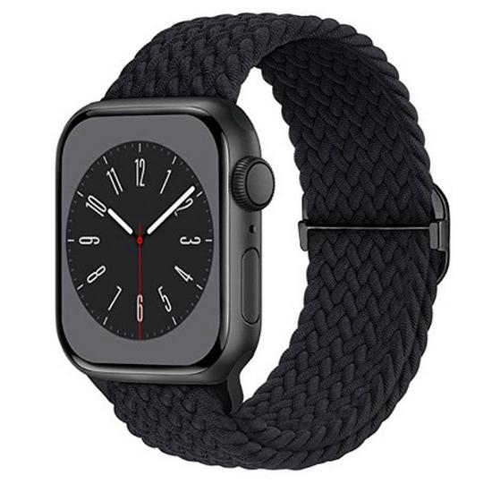 Эластичный плетеный нейлоновый ремешок для Apple Watch Series 4-10 и Ultra 2