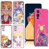 Anime Sailor Moon Black Silicone Phone Case For OnePlus 9 10 11 12 ACE 2V Pro 9RT 10T 10R Nord CE 2 3 Lite N10 N20 N30 5G