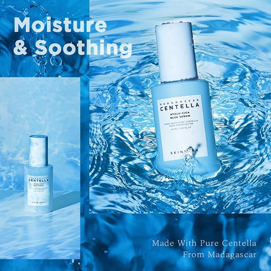 Skin1004 Мадагаскарская центелла Hyalu-Cica синяя сыворотка 50 мл