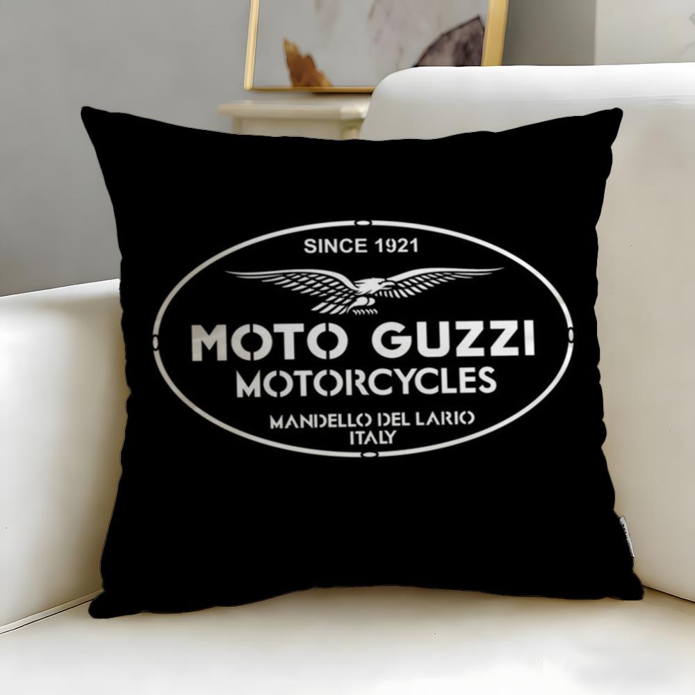 Классический мотоциклетный бренд Moto Guzzi Наволочка Мягкая Легко стирается Универсальная для Дивана Кровати Путешествий и Офиса