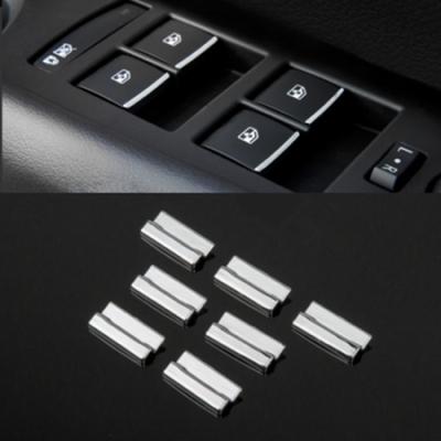 Для Cadillac XTS 2015- 7 шт. ABS Кнопка переключателя стеклоподъемника Декоративная накладка с блестками