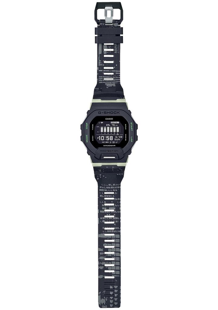 Часы с Bluetooth черные [Casio] G-Shock [] G-SQUAD GBD-200LM-1JF мужские