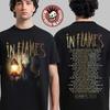 In Flames Европейский тур 2025 Футболка с репринтом Jesterhead AN53796