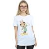 Disney Womens/Ladies Mickey Mouse Easter Bunny Cotton Boyfriend T-Shirt