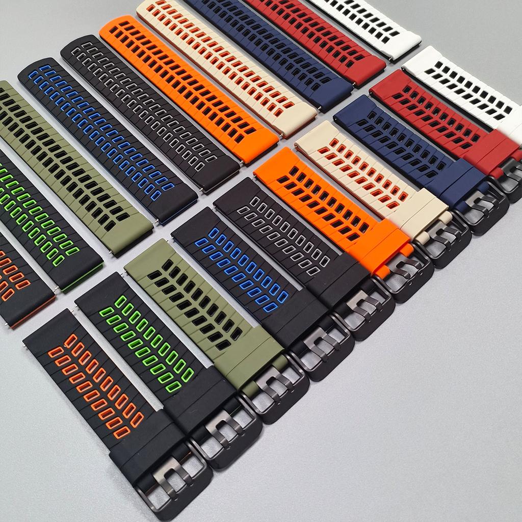 Sport Silicone 22mm Strap For COROS PACE 3 / APEX 2 Pro Watch Band For COROS APEX 46mm / APEX Pro Bracelet Replacement Wristband