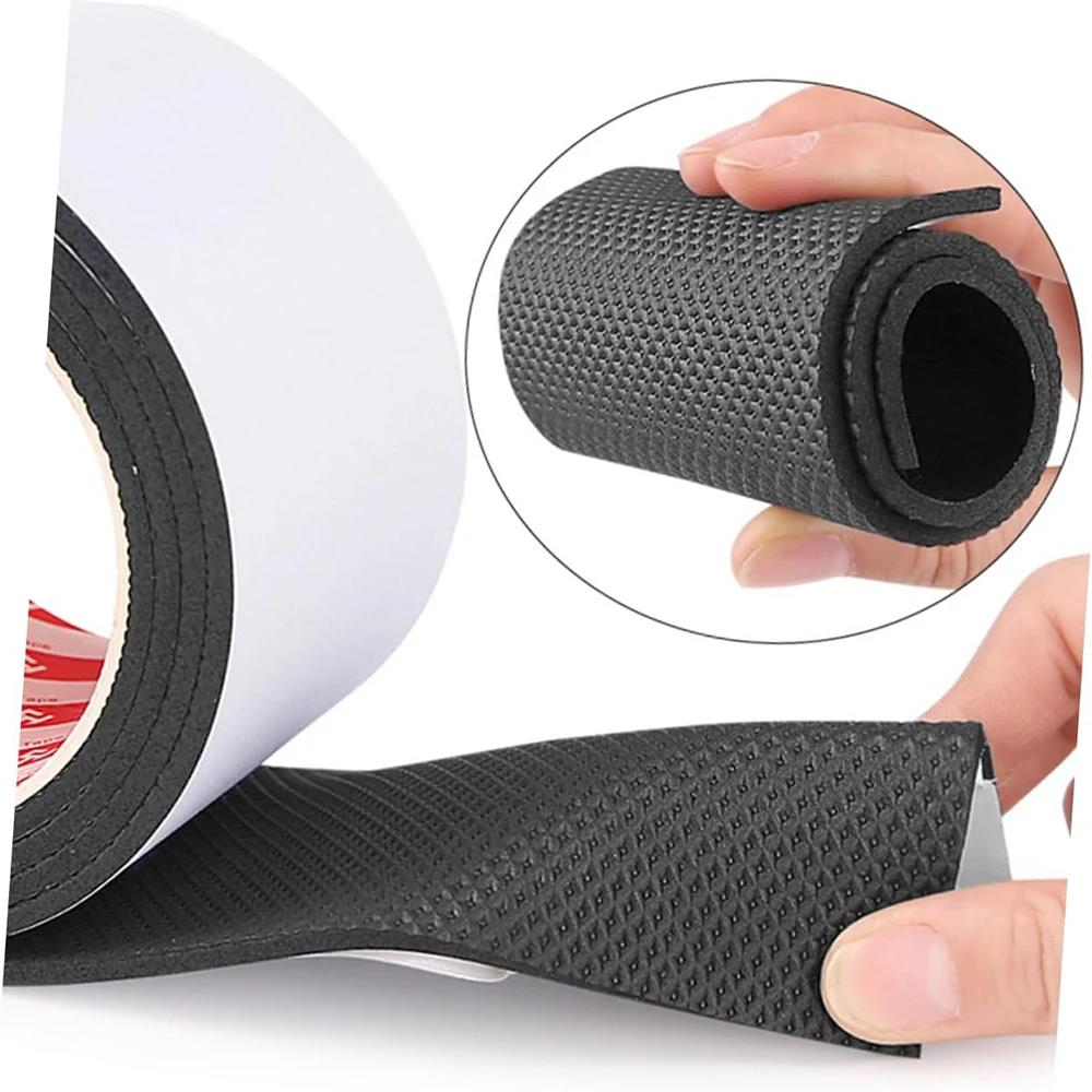 Luggage Wheel Mute Tapes Self-adhesive Mute Anti-friction Stickers EVA Chair Table Leg Pads Trimmable Window Gaps Sealing TapesPinstriping Tape 3