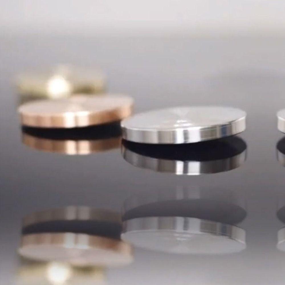 Stainless Steel Fidget Spinner Toys Round Fingertip Gyro Desktop Spinner Toys Christmas Gifts