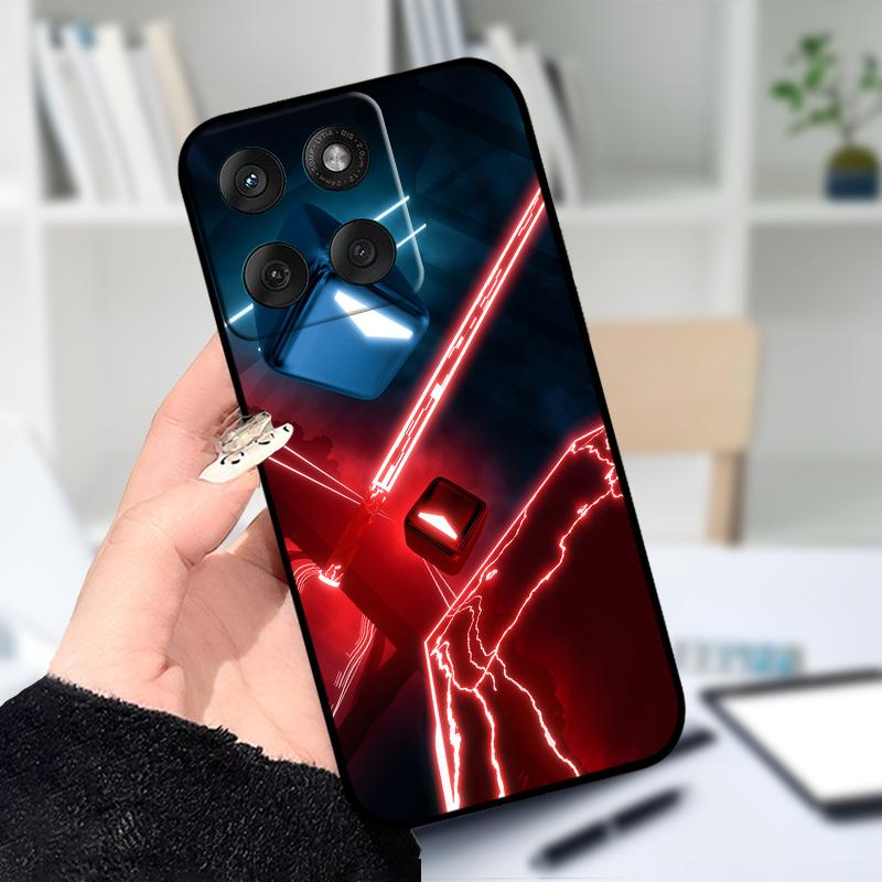 Для Motorola Edge 60 Fusion Мягкий чехол XT2503-4 Милый мультяшный силиконовый TPU чехол для телефона Для Moto Edge 60Fusion 5G Защитный Fundas