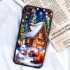 Рождественская мультяшная кошка Арт Для Motorola G85 Edge 50 G24 G35 G14 G04 40 G72 G34 G G54 G13 G32 5G Черный чехол для телефона
