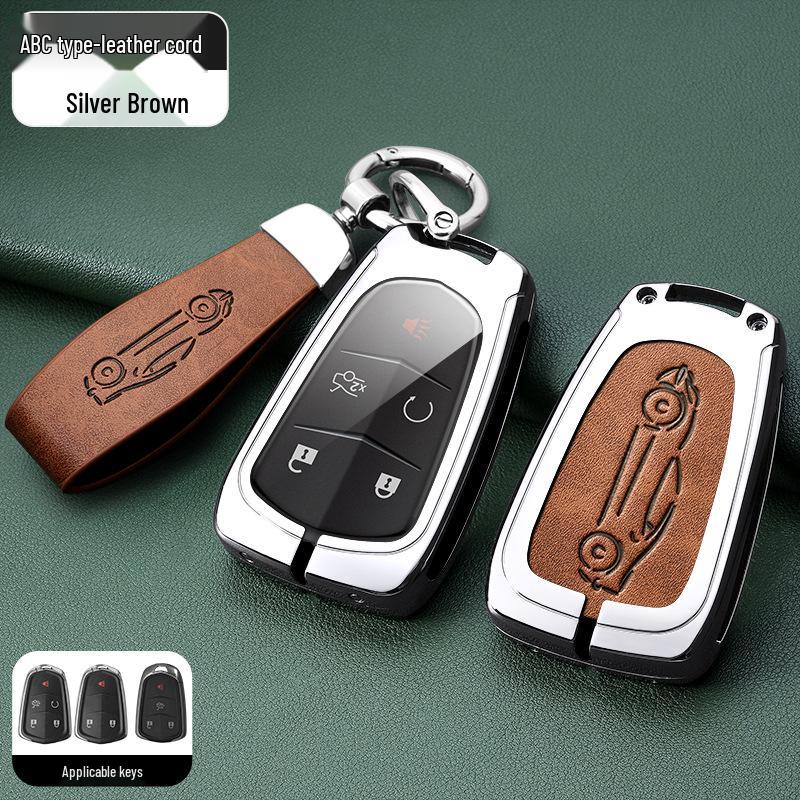 Премиальный металлический чехол для ключа Cadillac XT5, CT5, XT4, XT6, CT6, XTS, ATSL, CT4