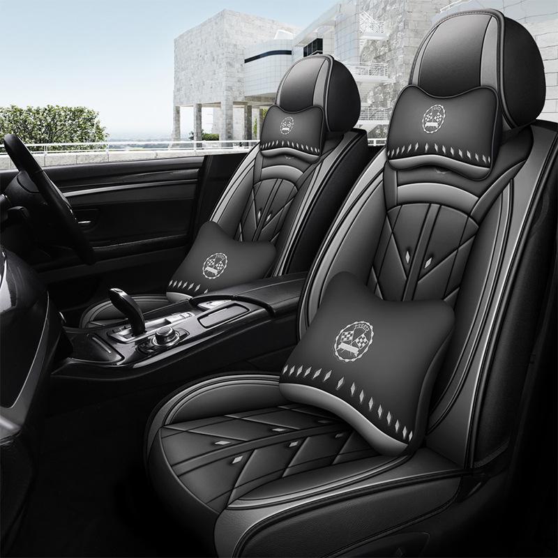 Universal Car Seat Cushion for Great Wall Cannon Pickup, Haval H6, Big Dog M6, First Love F7. Leather Full Cover Seat Cushion.