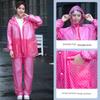 German Raincoat and Rain Pants Set for Women, Farmer's Workwear, Two-Piece Full-Body Storm-Proof Set for Adults, Women's Model