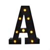 LED Marquee Letter Light Lighted Black Up Alphabet Sign for Decoration Decor