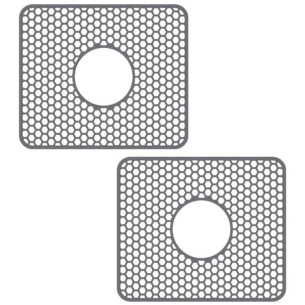 Силиконовые протекторы для раковины Полая подкладка для раковины Нескользящая Теплоизоляция Подкладка для стола Подставка для посуды Защита стола Коврики-сетки для раковины Кухонный инструмент