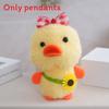 Cute Animal Plush Backpack Toy With Checkered Bow And Sunflower Decor For Children And Teens