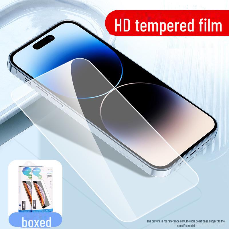 Compatible Tempered Glass Screen Protector for iPhone 14 Pro Max/14 Plus/15/15 Pro