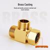 Brass Dual Outlet Angle Valve with 3-Way Diverter