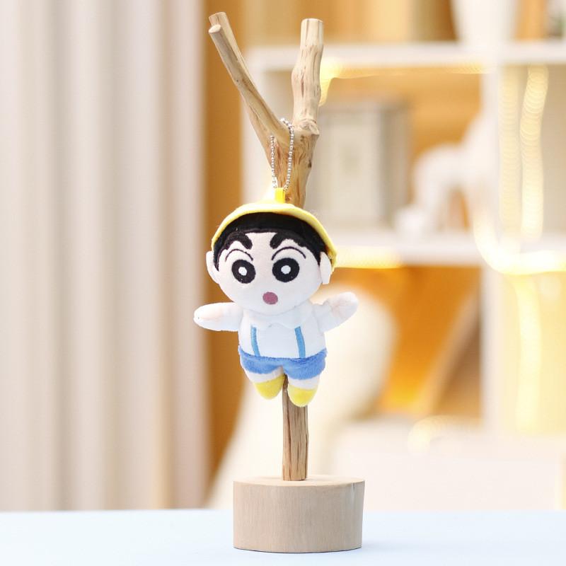 Adorable Crayon Shin-chan Plush Toy Cute Cartoon Doll Keychain Accessory For Kids