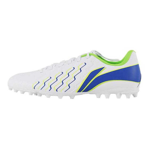 Li Ning MG Многофункциональная амортизация Устойчивость к скольжению Износостойкость Футбольные бутсы Мужские Белые YSFU005-1