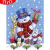 Diamond Embroidery Sale Christmas Snowman Diamond Painting Winter Mosaic Needlework Decor For Home Craft Kit