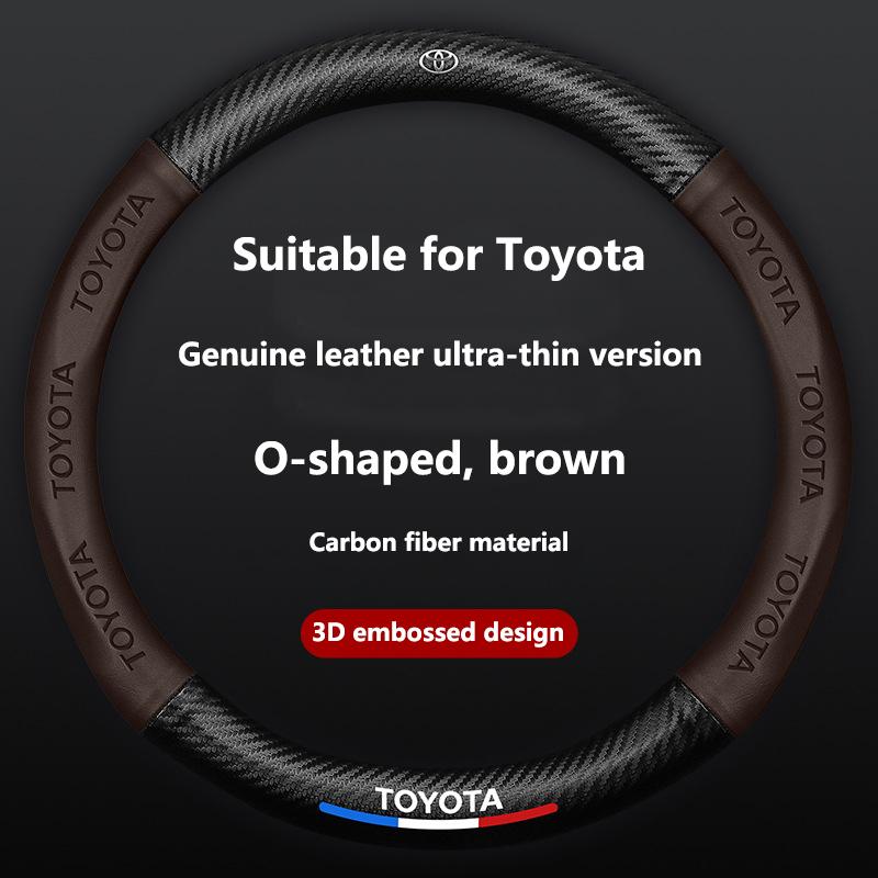 VJN4 Suitable for Toyota Steering Wheel Cover Corolla Camry Levin Vios Highlander RAV4 Asian Dragon Handle Cover