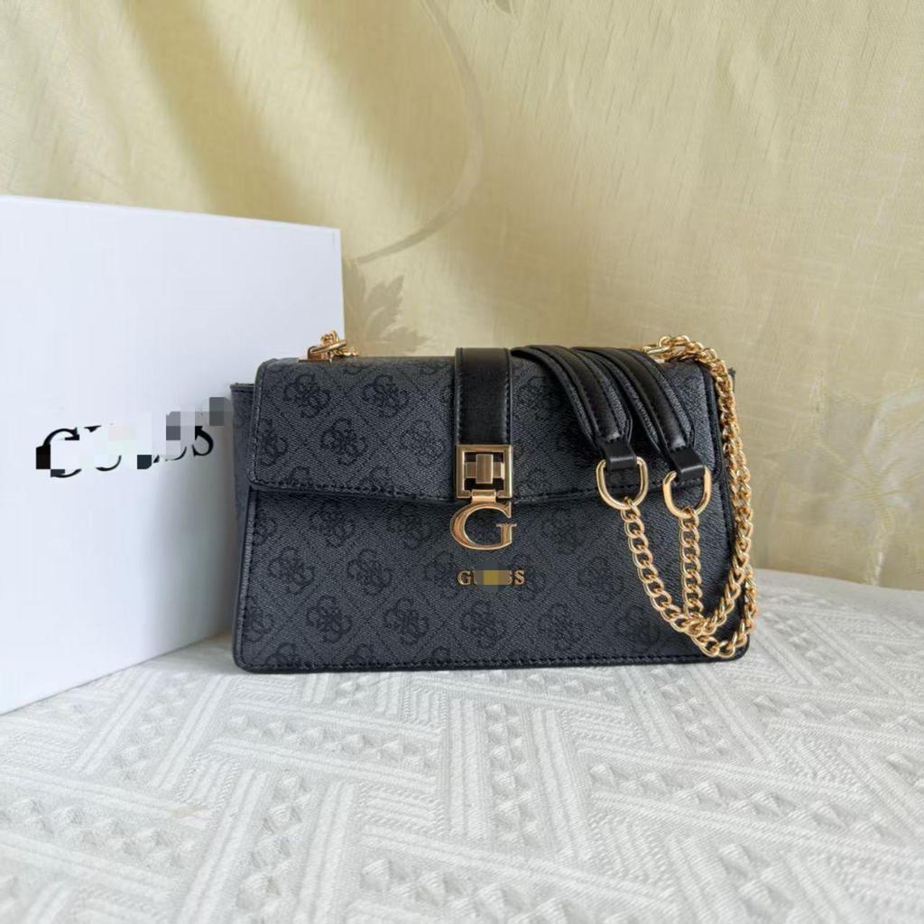 Guess Home Новая Мода Сумка Кросс-боди на Цепочке с Клапаном, Маленькая Квадратная, Принт G