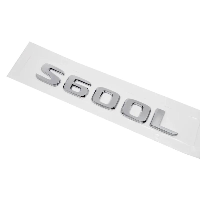 ABS S500 S500L S600 S600L Trunk Rear Logo Badge Emblem Sticker For Mercedes Benz S Class W126 W140 W220 W221 W222 C217 AT1