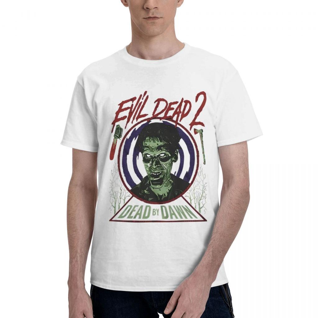 Evil Dead Ash Movie 100 Cotton Casual Breathable Confortable Tops Funny Mens TShirts T Shirt Men