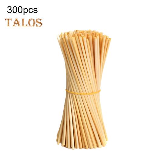 300 шт., деревянные соломинки, пищевая питьевая вода, легкие, надежные, не пластиковые соломинки, товары для вечеринок