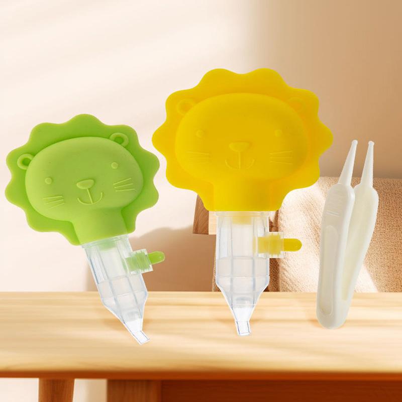 Набор детского назального аспиратора Dora Doobie Baby для очистки детских соплей, мультяшный назальный аспиратор, пинцет