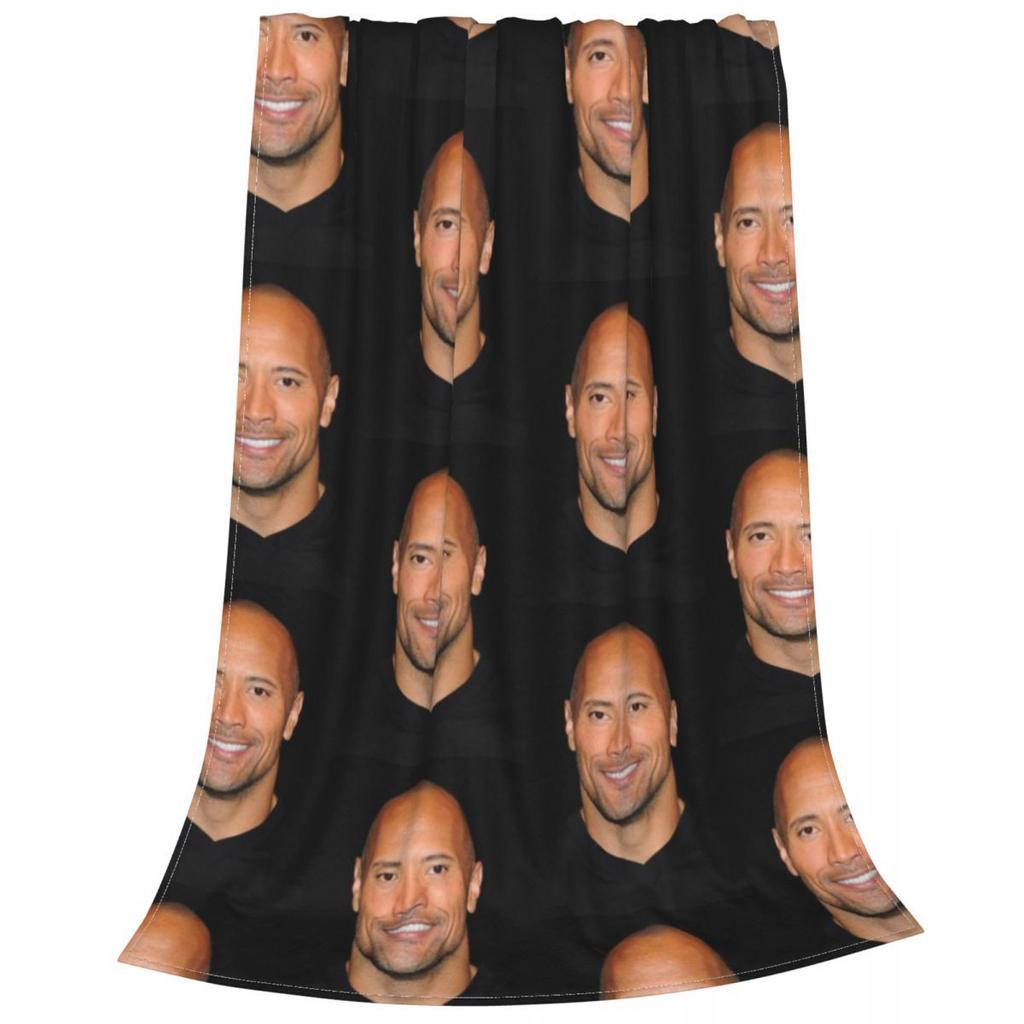 American Actor Johnson Bed Travel Flannel Blanket Super Warm Lightweight Suitable for Sofa Bedroom Living Room