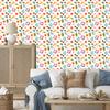 Summer wallpaper white and cream for living room and bedroom 50x1000