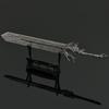 22cm Anime Model Sword of Murky Yin All Metal Crafts Knife Ornament Decoration Sword Knives Collectibles Gifts